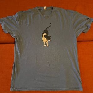 XL Sleater Kinney cat t-shirt